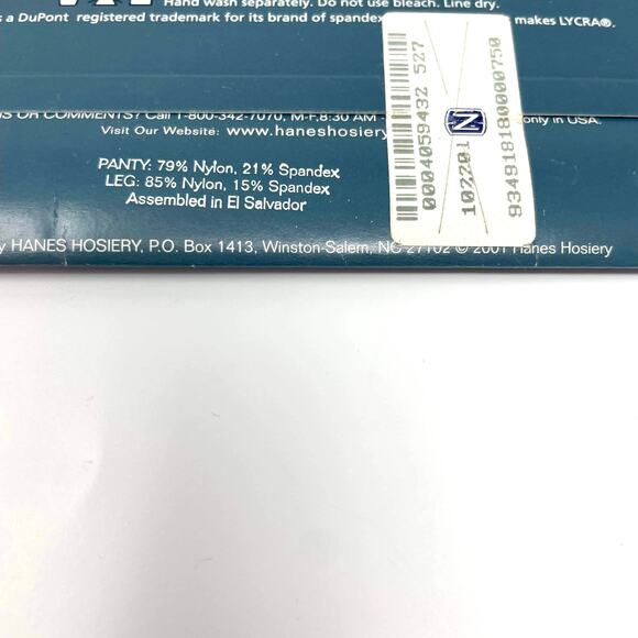 00s HANES SUITABLE ATTIRE Vintage Brown Sheer Toe Pantyhose - Picture 4 of 8